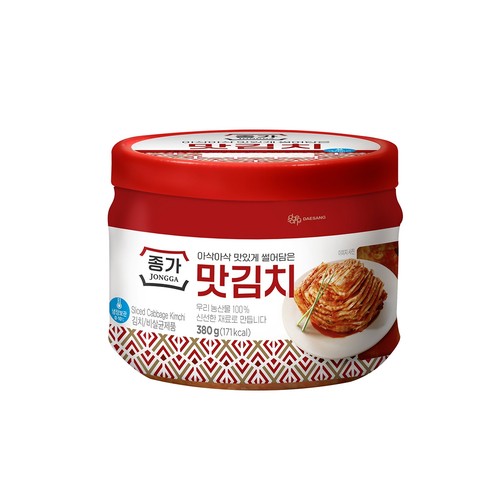 대상 종가 썰어담은 맛김치 (380G)