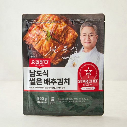 요리하다X안유성 남도식 썰은배추김치 (800G)
