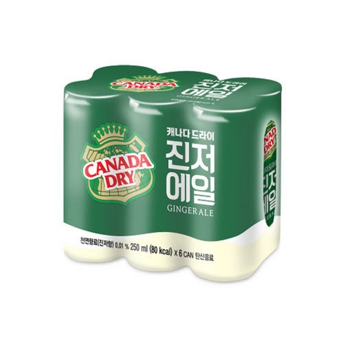 캐나다드라이(진저에일) (250ML*6입)