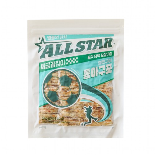 오천산업 ALLSTAR 철판구이 통아구포 (140G)