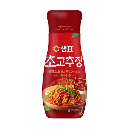  샘표 초고추장 고추 발효장의 깊고 깔끔한 맛 (360G)