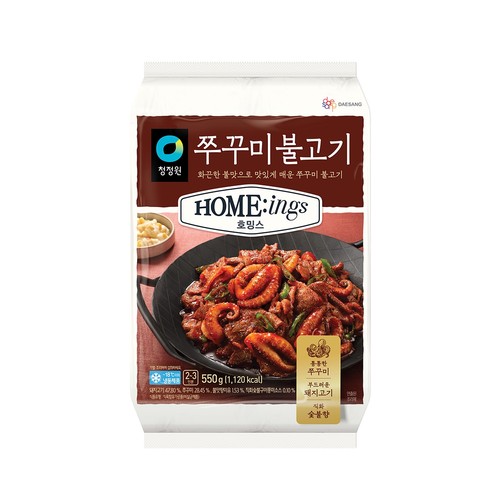 청정원 호밍스 쭈꾸미 불고기 (550G)