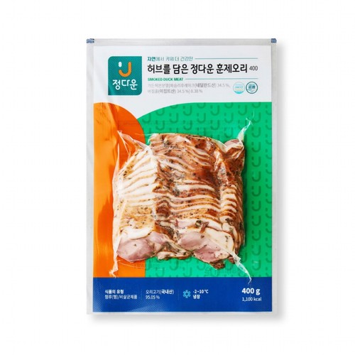 허브를 담은 정다운 훈제오리 (400G)