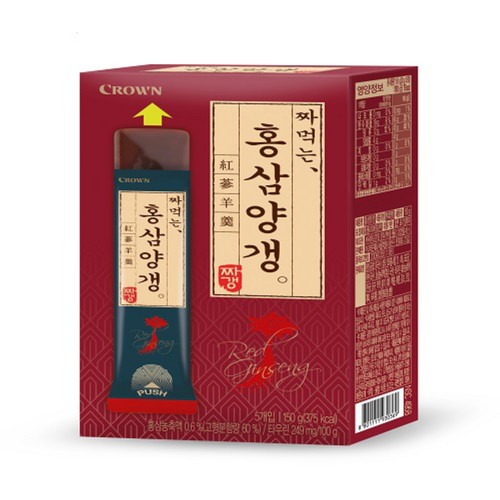 크라운 홍삼양갱 (30G*5입)