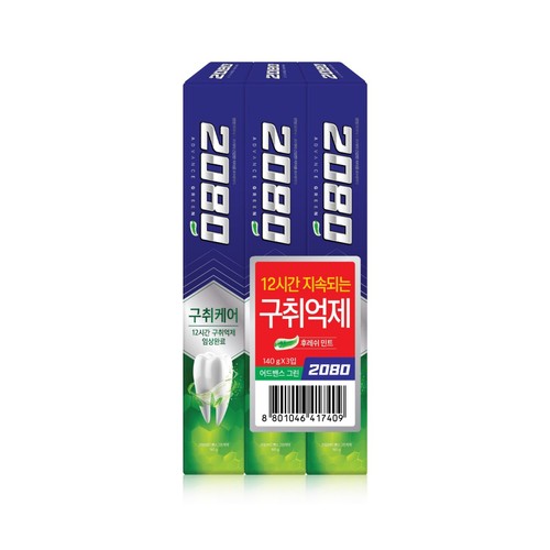 2080 어드밴스드 그린 치약기획 (420G)