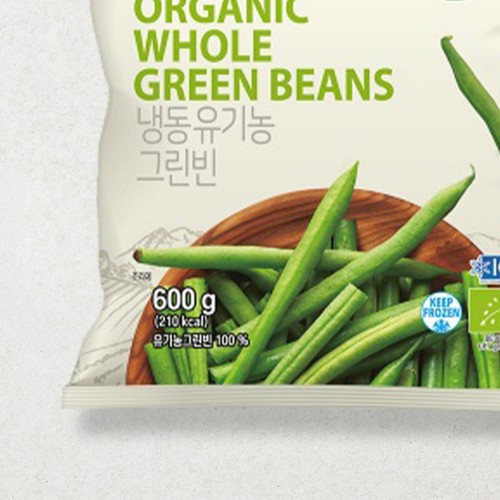 냉동 유기농 그린빈 (600G)