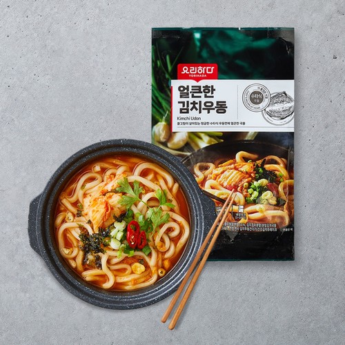 요리하다 얼큰한 김치우동 (2인) (432G)