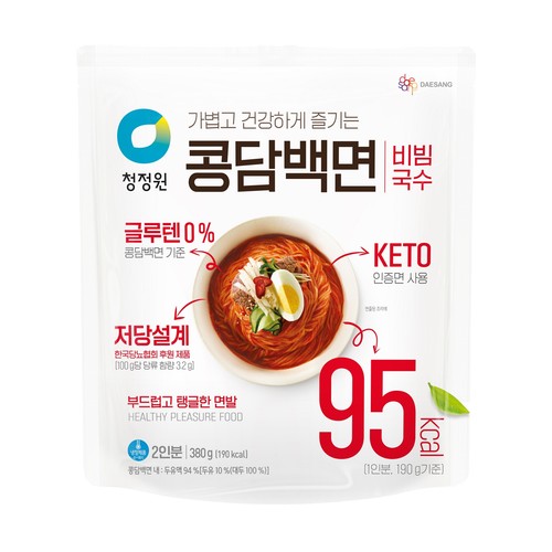 청정원 콩담백면 비빔 (423G)