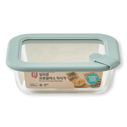 오늘좋은 실리콘 오븐글라스 직사각 (370ML)