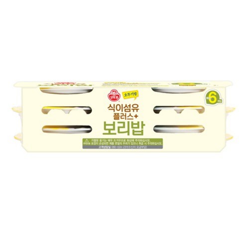 오뚜기 식이섬유플러스 보리밥 (130G*6입)