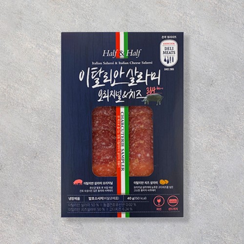 존쿡 델리미트 이탈리안 살라미 오리지널&치즈 (40G)
