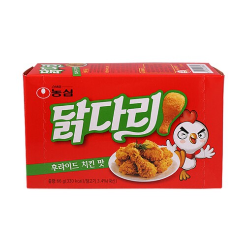 농심 닭다리 후라이드 치킨 맛 (66G)ㅣ롯데마트 제타 최상의 신선 식품과 다양한 간편식을 롯데마트 제타에서 만나보세요
