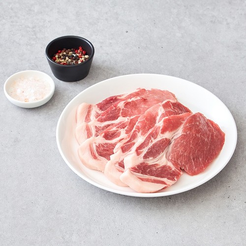 K-흑돼지 목심 구이용(국내산) (500G)