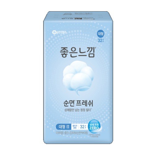 좋은느낌 순면프레쉬 대형 (32개)