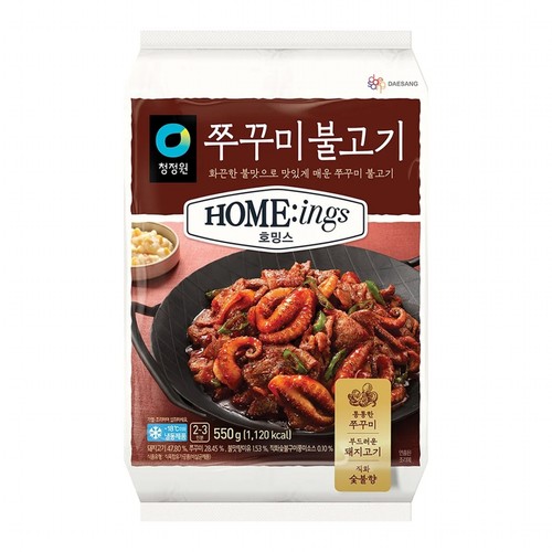 청정원 호밍스 쭈꾸미 불고기 (550G)