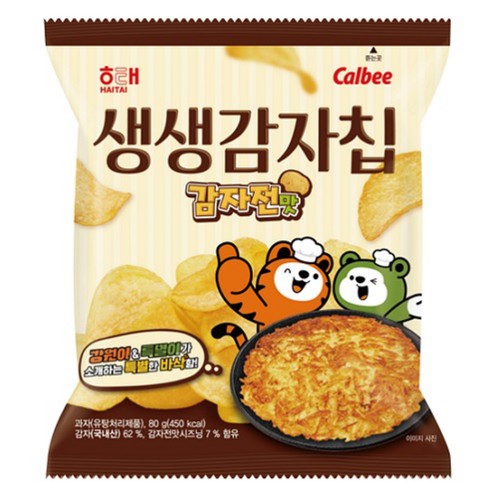 해태 생생감자칩 감자전맛 (80G)
