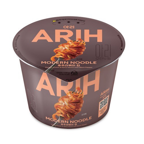 팔도 아리 모던누들 후추라볶이 컵 (125G)
