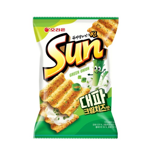 오리온 태양의 맛!썬대파크림치즈맛 (135G)