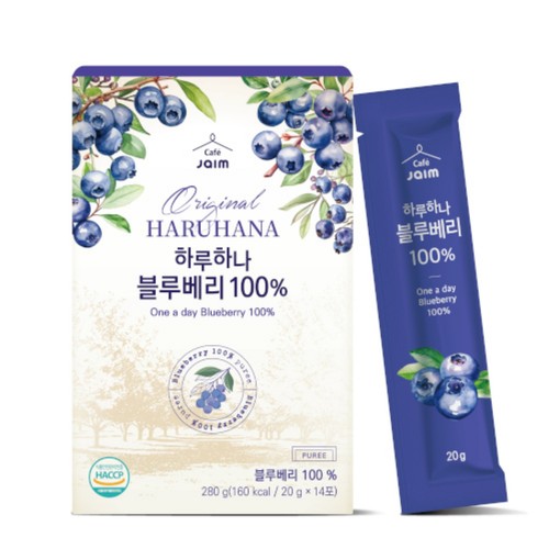 자임에프앤비 하루하나 블루베리 100% (20G*14포)