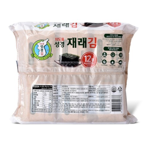 성경 재래식탁김 (4G*12봉)