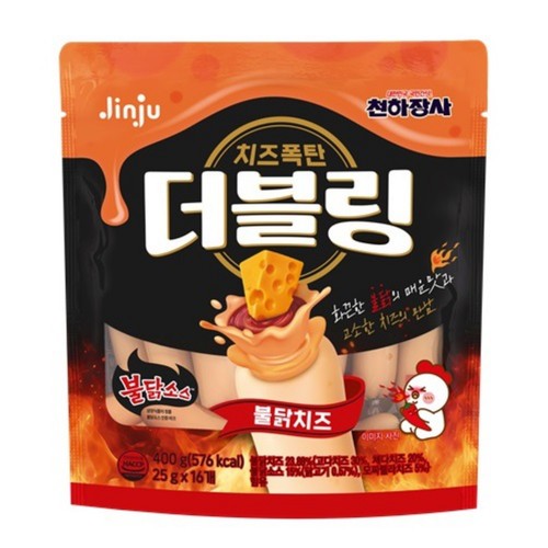 천하장사 더블링 불닭치즈 (400G)