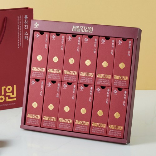 [명절선물세트] 제일건강원 홍삼진 스틱 (10G*60포)