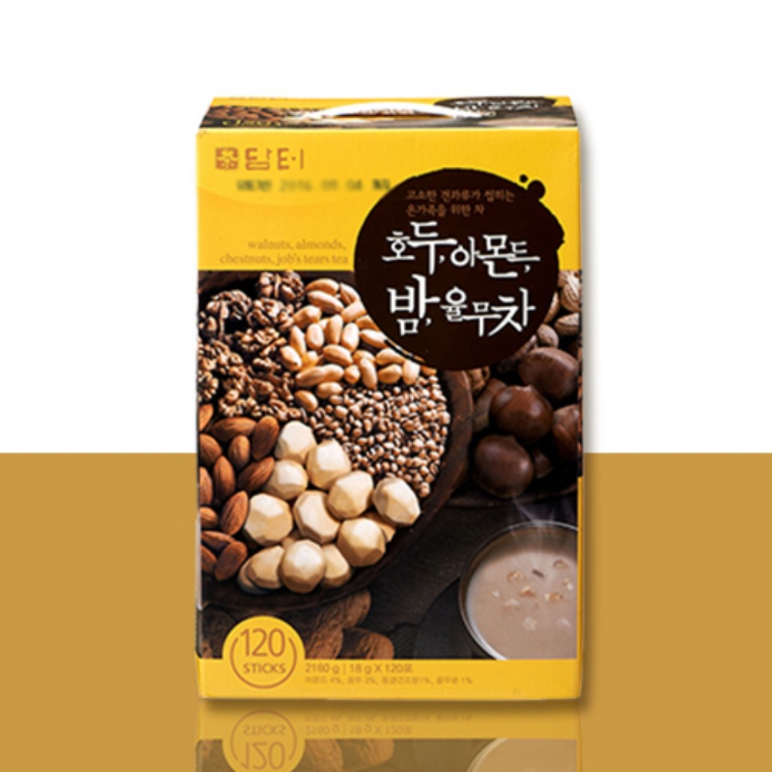 담터 호두아몬드밤 율무차 (18G*120입)ㅣ롯데마트 제타 최상의 신선 식품과 다양한 간편식을 롯데마트 제타에서 만나보세요