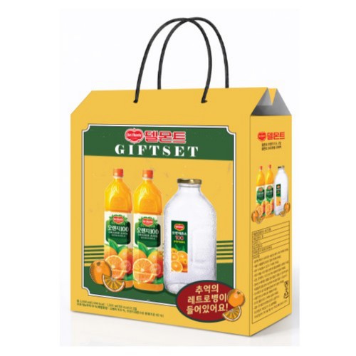 롯데칠성음료 델몬트오렌지 레트로병 (1.5L*2입)