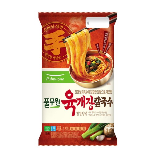 풀무원 육개장칼국수 2인 (415G)