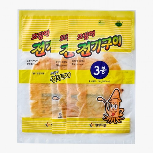 한양식품 오징어전기구이3봉 (150G)