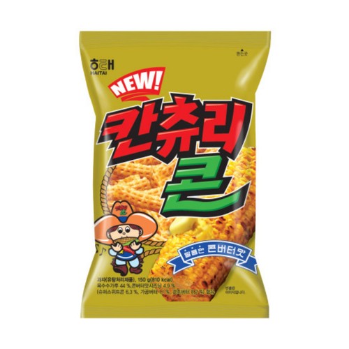 해태 뉴 칸츄리 콘 콘버터맛 (150G)