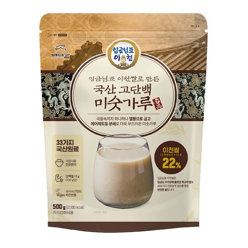 이천쌀 국산 고단백 미숫가루 (500G)