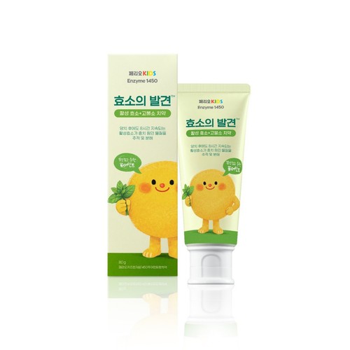 페리오 키즈 효소의발견 치약 퓨어민트 (80G)