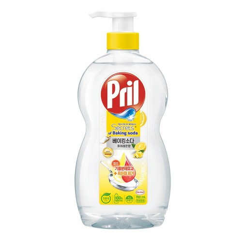 프릴 베이킹소다 주방세제 퓨어레몬 (700ML)