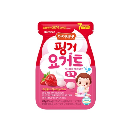 아이배냇 핑거요거트 딸기 (20G)