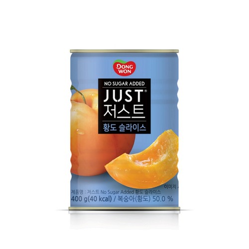 동원 저스트 노슈가 황도 슬라이스 (400G)