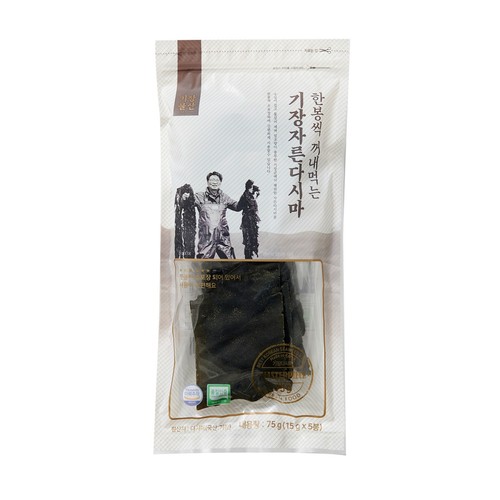 한봉씩 꺼내먹는 기장 자른 다시마 (75G)