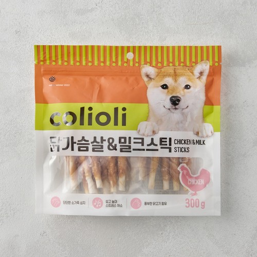 콜리올리 닭가슴살 & 밀크스틱 (300G)