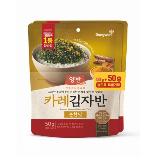 양반 카레김자반 순한맛 (50G*2봉)