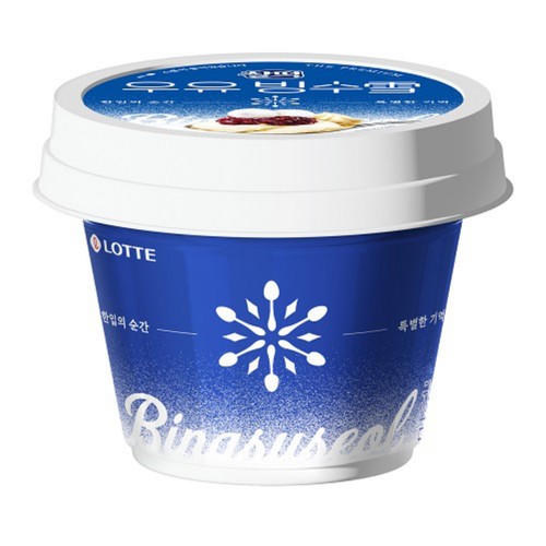 롯데 찰떡 우유빙수설 (250ML)
