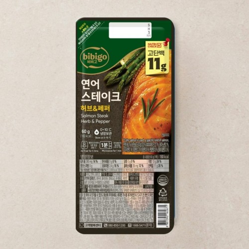 CJ 비비고 연어스테이크 (60G)