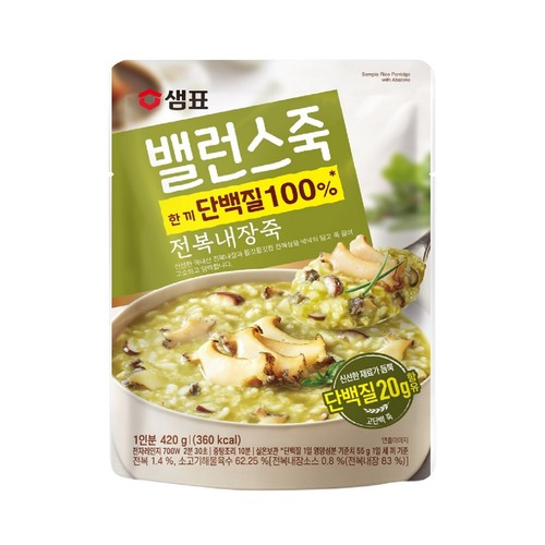 샘표 밸런스죽 전복내장죽 (420G)