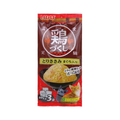 이나바 치킨가득 파우치 (닭가슴살&참치) (60G*3입)