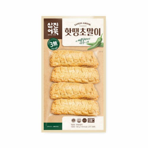 삼진어묵 핫땡초말이 (160G)