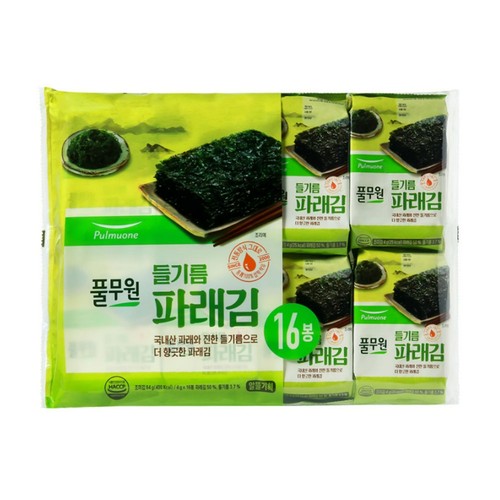 풀무원 파래김(식탁) (64G)