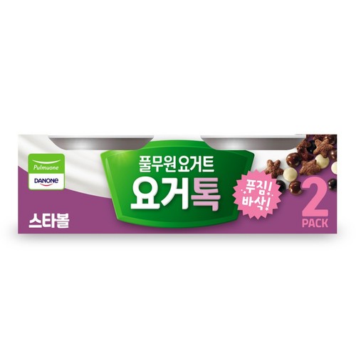 풀무원다논 요거톡 스타볼 (132G*2입)