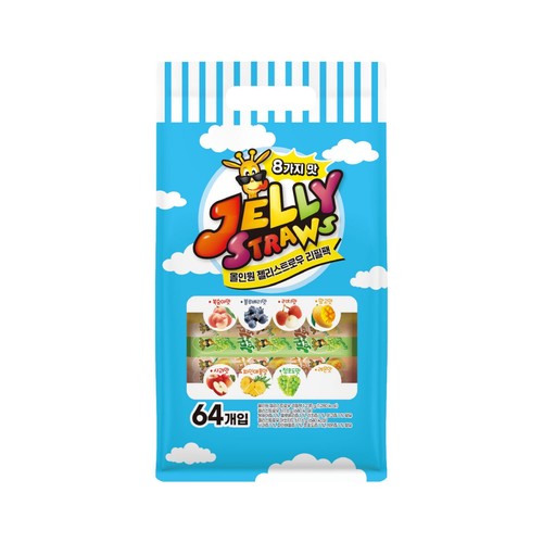 키즈웰 올인원 젤리스트로우 리필팩 (1,235G)