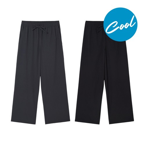 CHARCOAL/S 오늘좋은 여성 쿨 냉감 팬츠