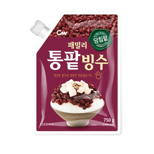 청우 통팥 빙수(파우치) (750G)