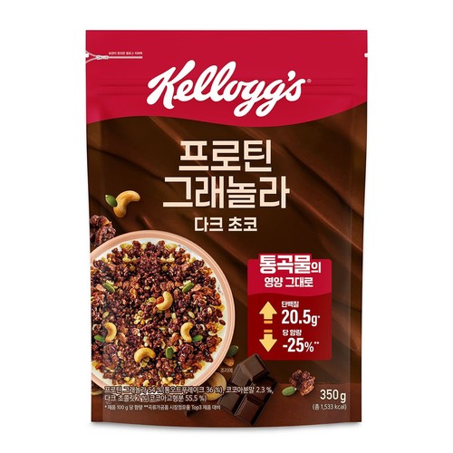 켈로그 다크초코 프로틴 딜라이트 (350G)